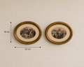 Antique Style Oval Wall Art Frames