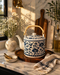 Bleu Blanc Large Teapot – 2L Capacity