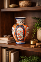 Small Japanese Craft Vase with bold glaze