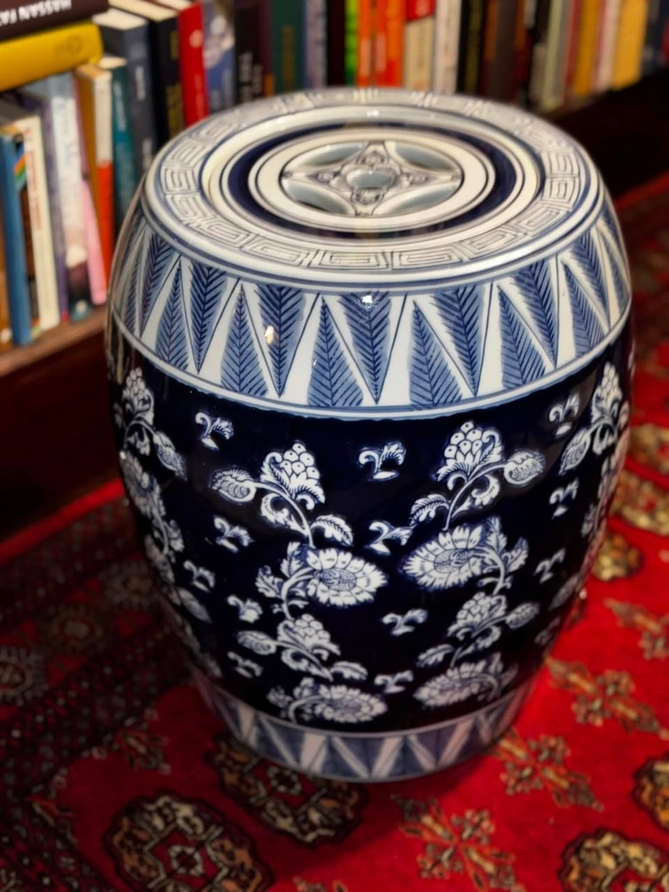 Imperial Blue – Imperial Blue – Classic Blue & White Porcelain Garden Stool