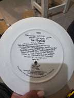 Wedgwood Bone China "The Hayfield" Limited Edition Collector's Plate (1988)