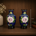 Antique Cloisonné Vase Pair