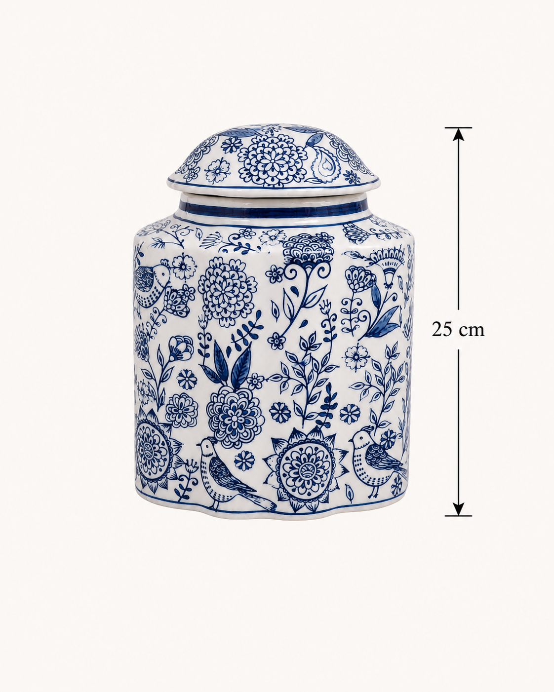 Bleu Blanc Ginger Jar