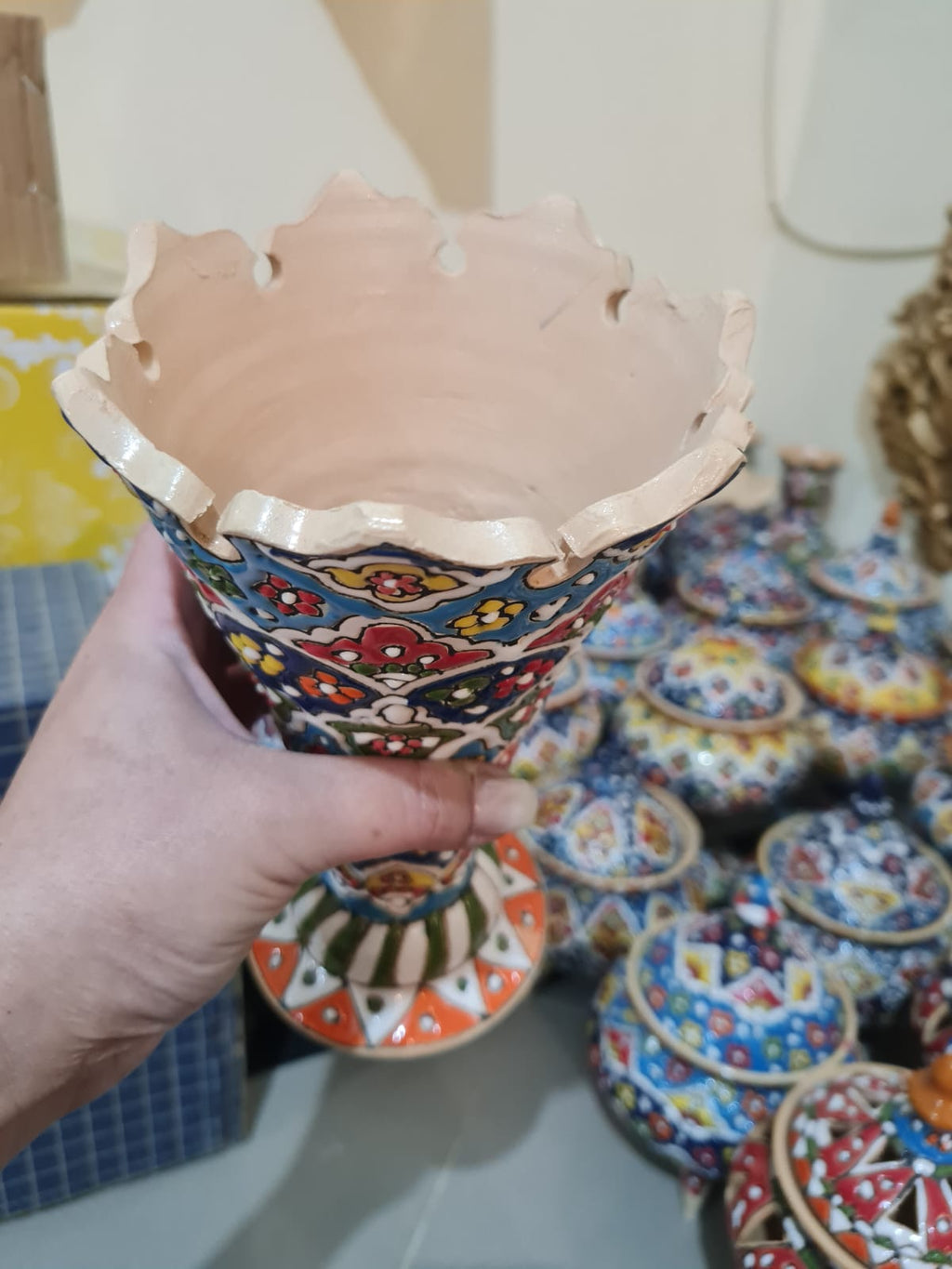 Moroccan Floral Vase
