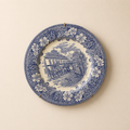 Vintage Bleu Blanc Countryside Plate