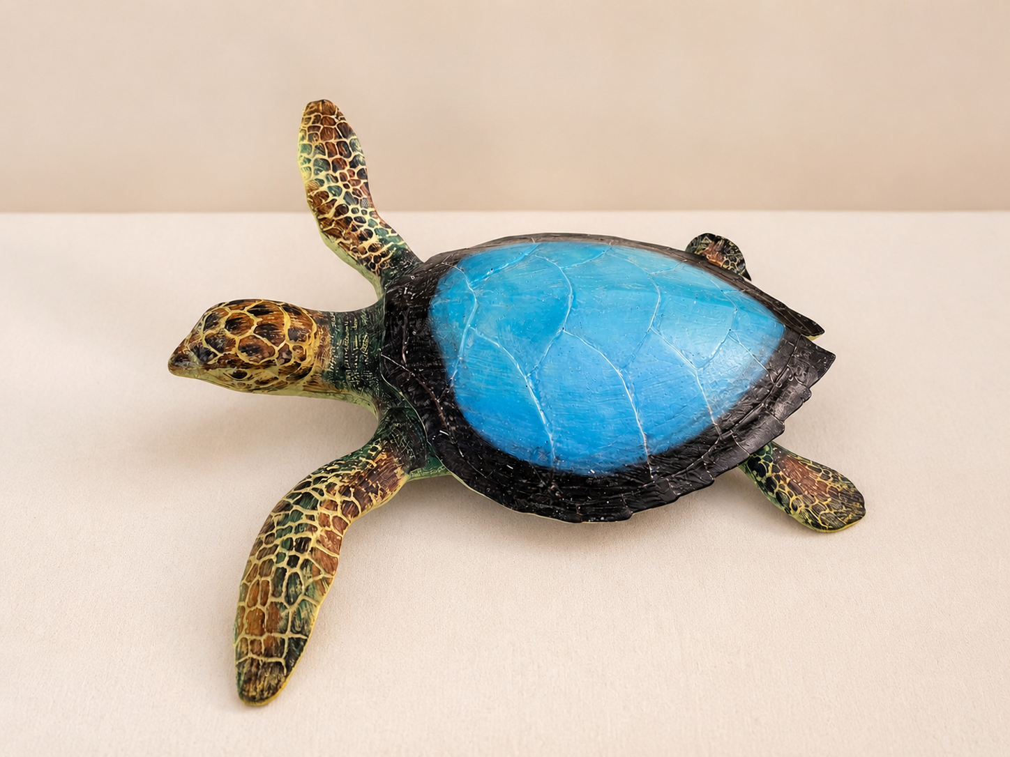 Coastal Sea Turtle Decorative Sculpture
