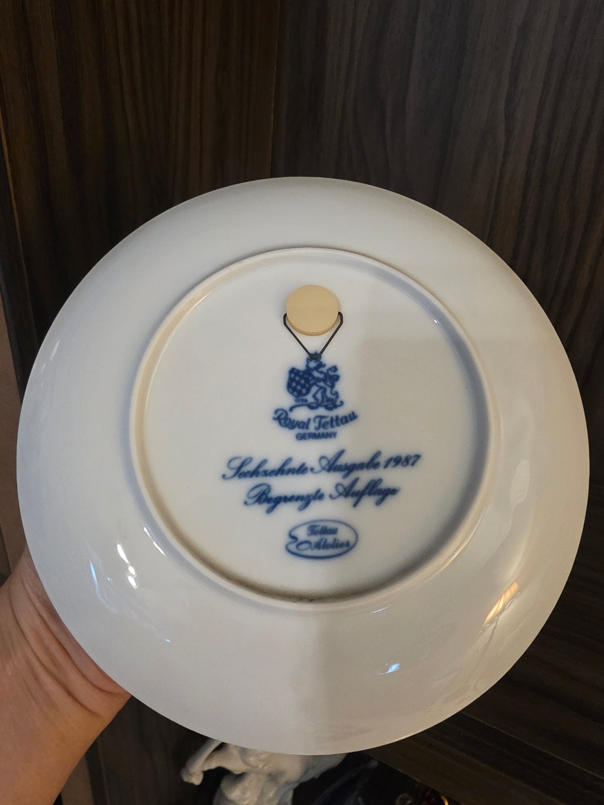 Royal Tettau Germany – Vintage Christmas 1989 Limited Edition Porcelain Plate