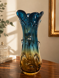 Murano Ombre Art Glass Vase