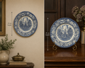 Liberty Blue Staffordshire Ironstone – Independence Hall Plate, Made in England