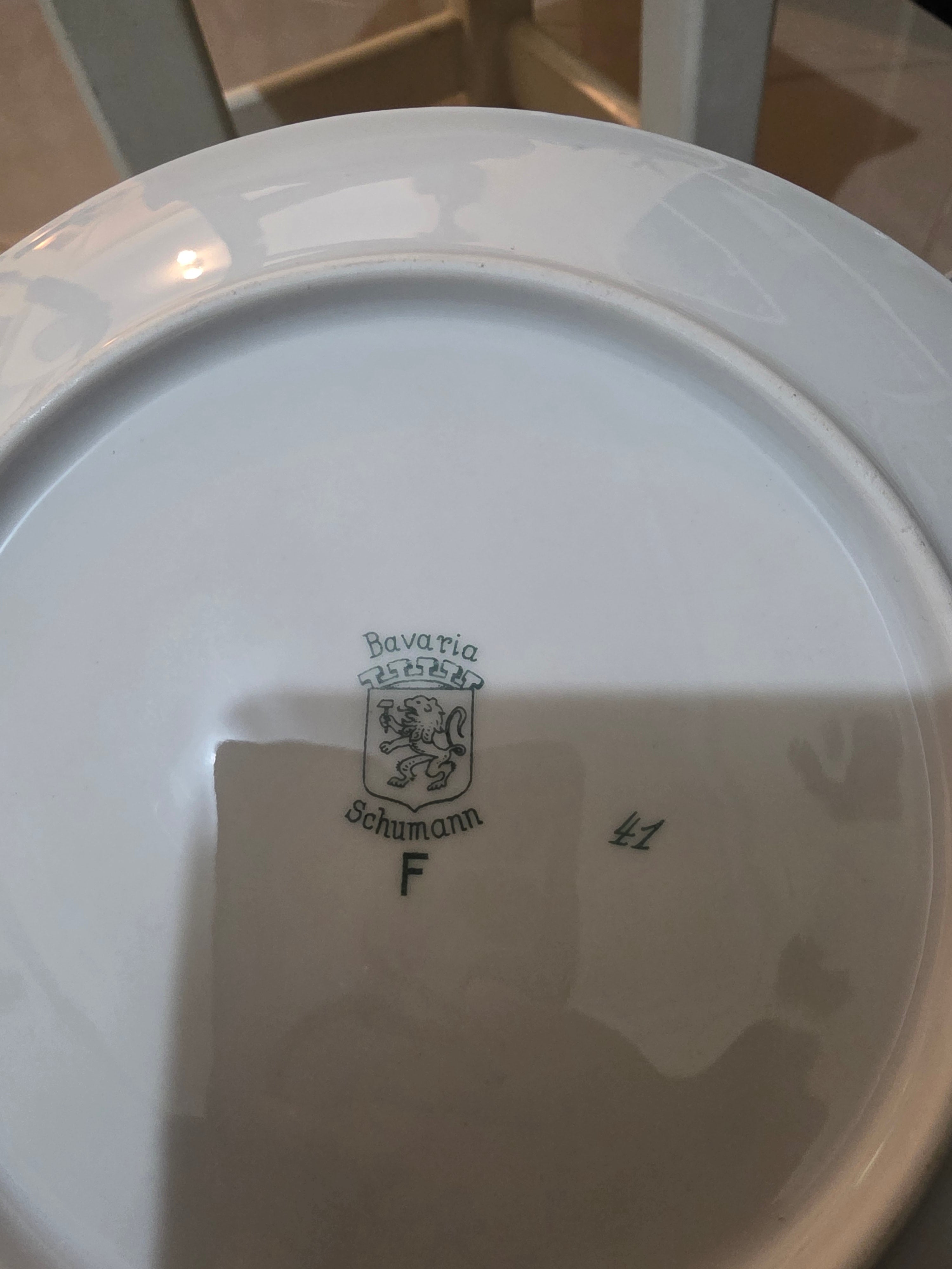 Bavaria Schumann Porcelain Decorative Plate