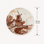 Dutch Windmill Decorative Plate