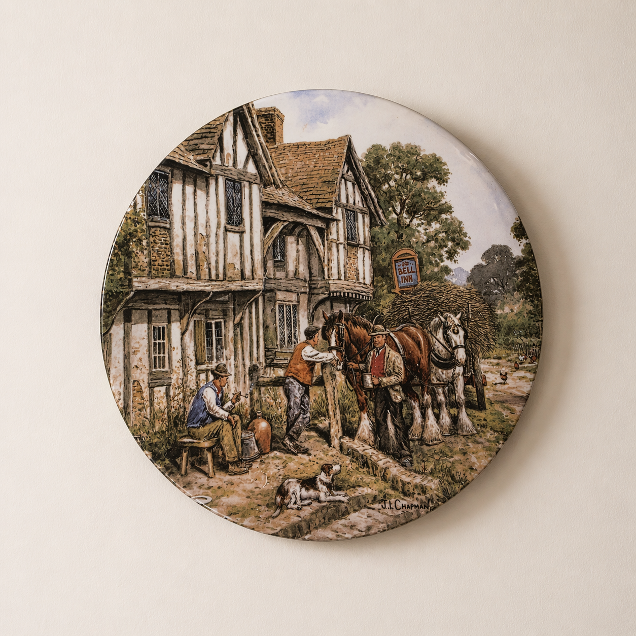 Royal Doulton “The Village Inn” Limited Edition Collector Plate