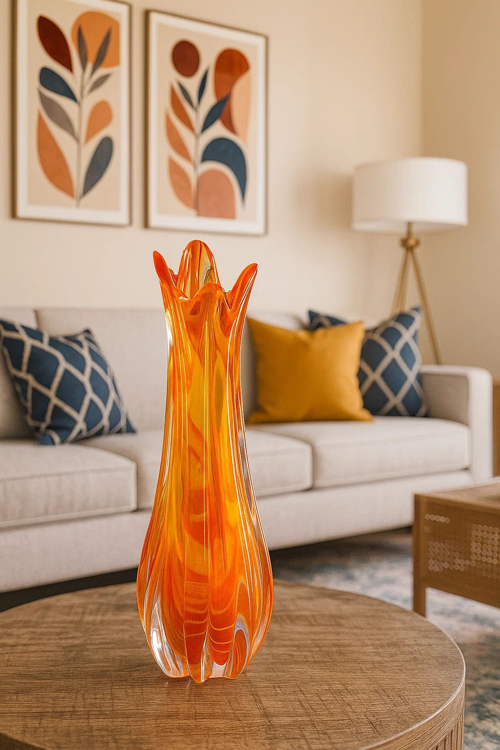 Murano Art Glass Vase