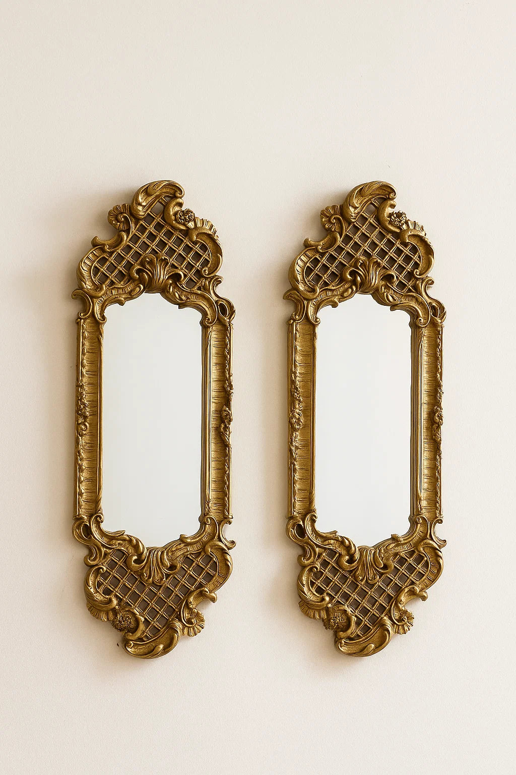 Pair of wall mirrors