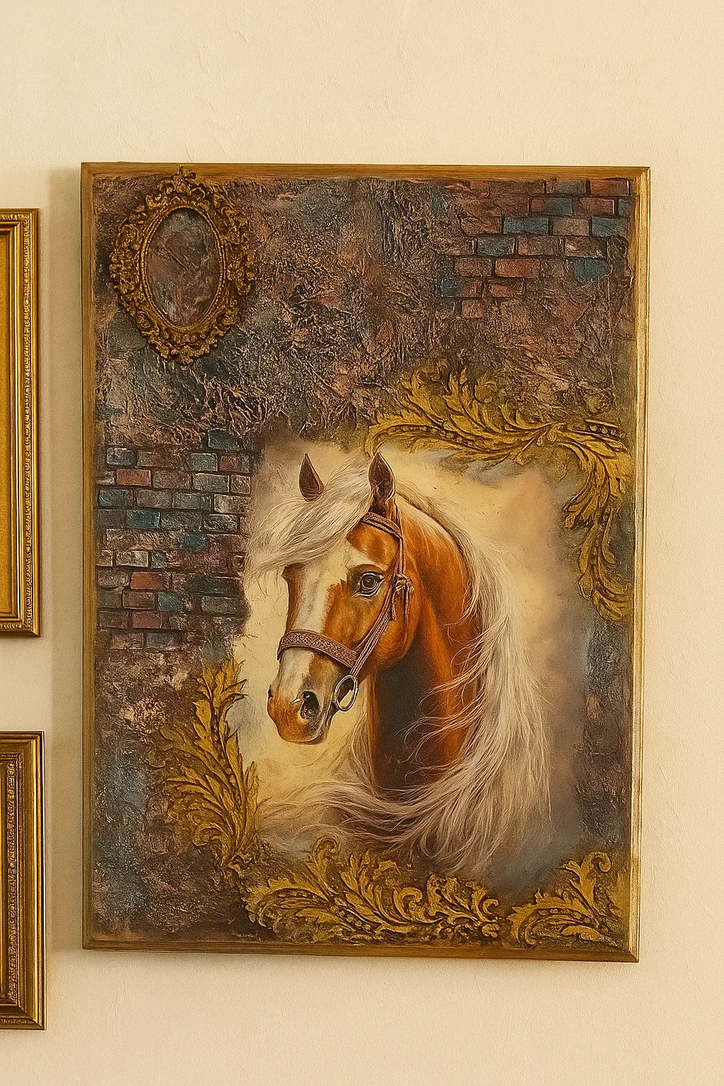 Decorative decoupage wall art