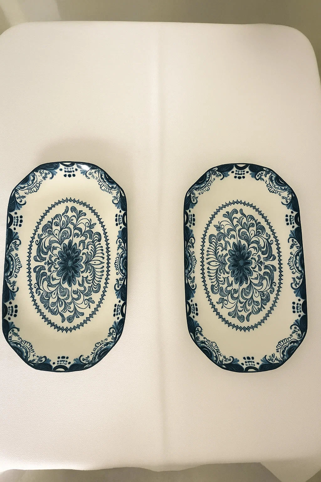 Blue and White Ceramic serving plates