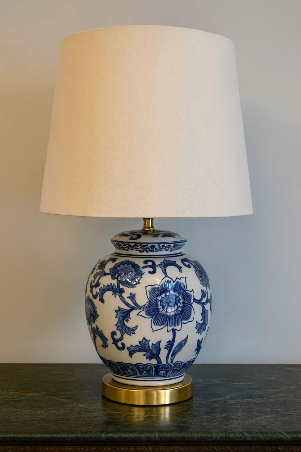 Bleu Blanc Table Lamp