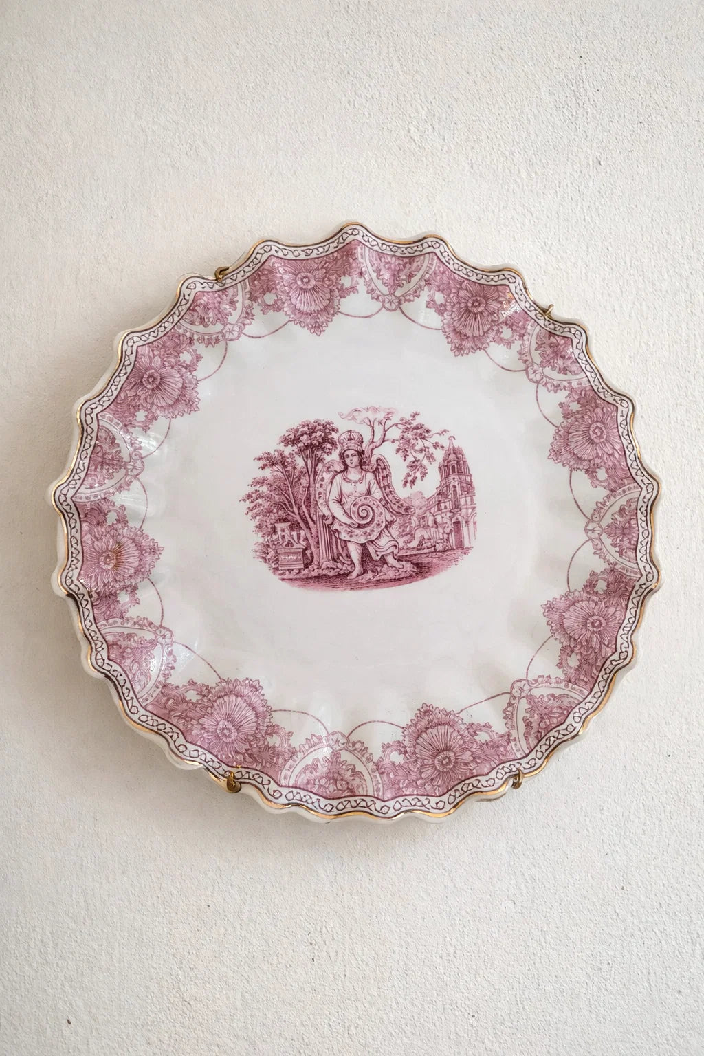 Vintage transferware plate