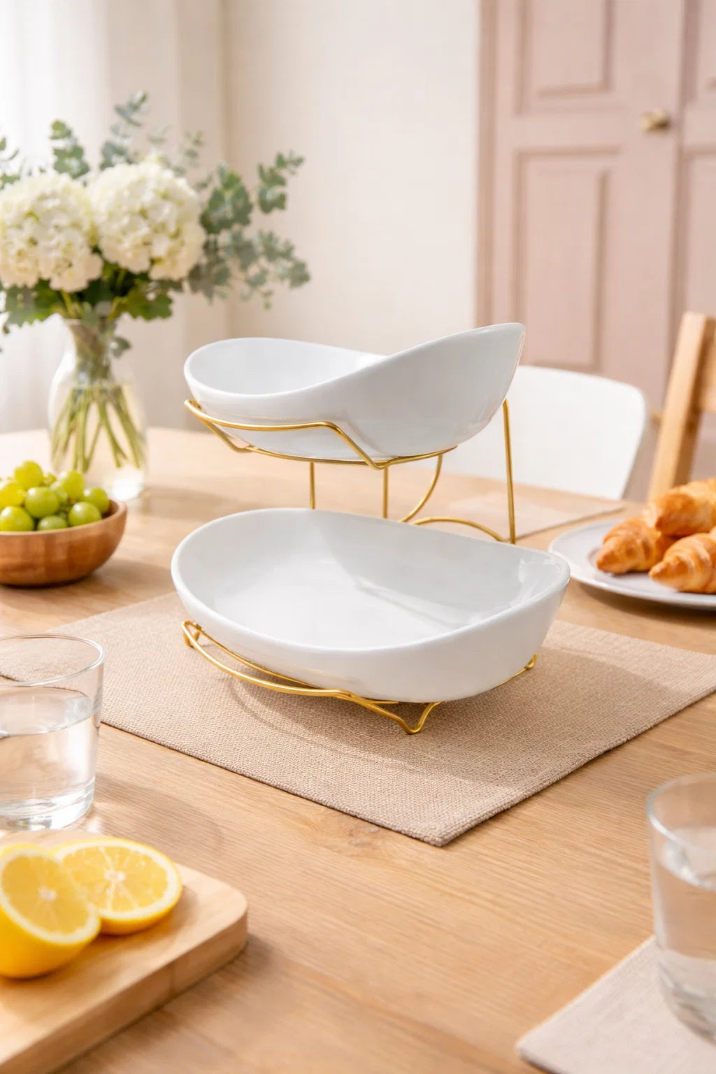 Two tier serving Bowls