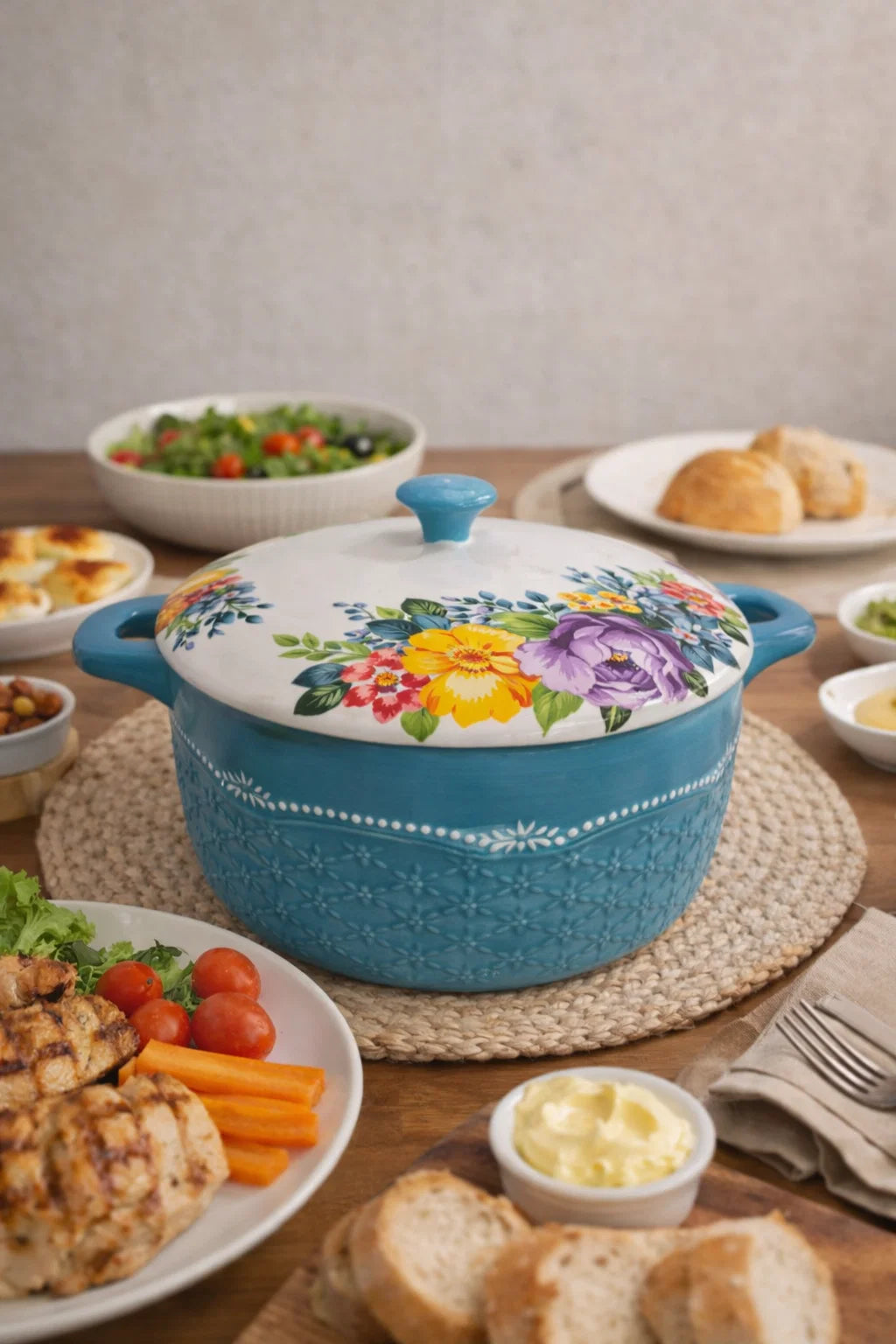 Pioneer Woman ceramic casserole