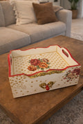 Hand-Decorated Decoupage Tray