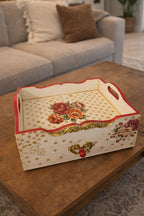 Hand-Decorated Decoupage Tray